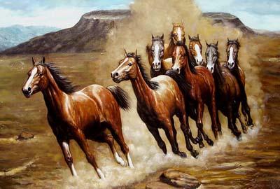 unknow artist Horses 019 oil painting image